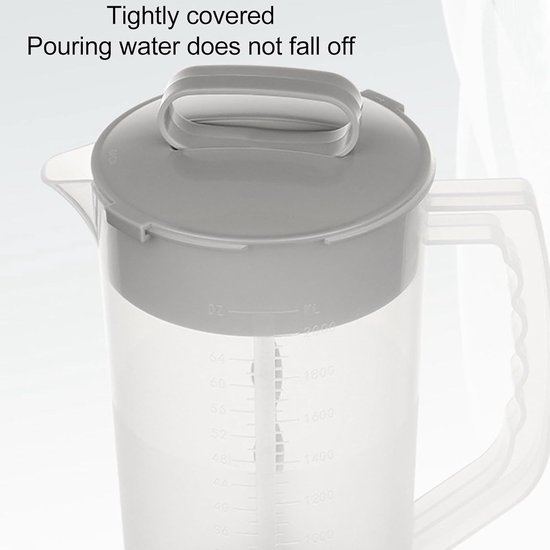Handmatige Sapcentrifuge - Blender Vruchtensap Maker - Gezond Sap Maken - Grote Capaciteit - 2000 ml - Wit — afbeelding 2