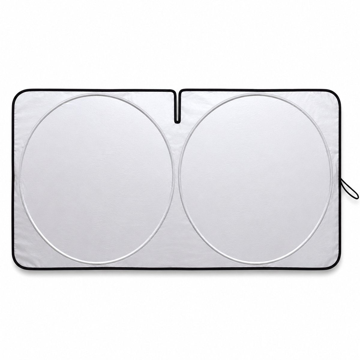 Bobypet - Zonnescherm Auto Voorruit - 150 x 80 cm - UV en Hittebescherming - Inklapbare Zonnedoek Auto - Universeel voor SUV en Personenauto - Zilver