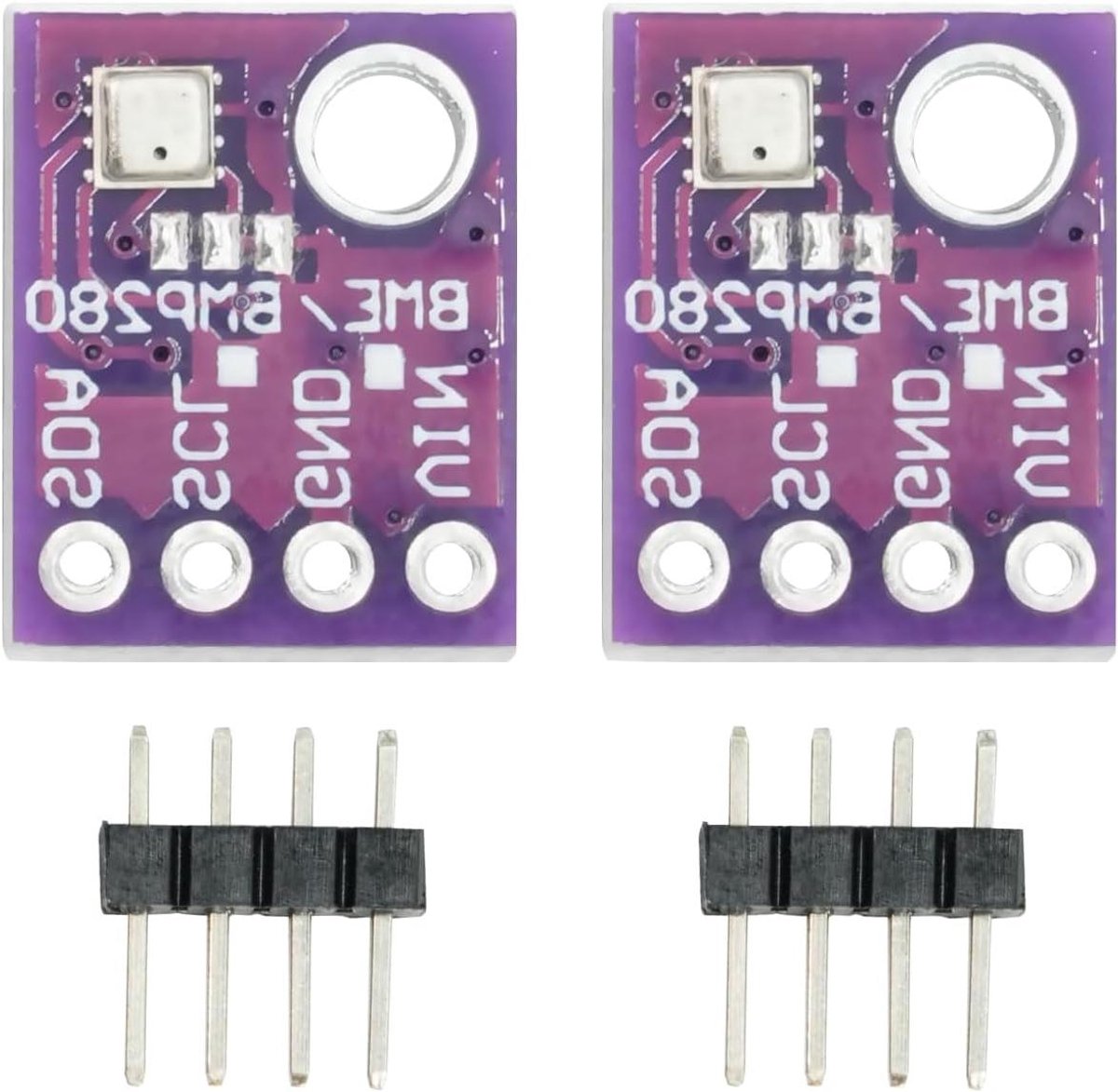 Barometrische Sensor Module - Temperatuur Vochtigheid Sensor - Omgevingsmonitoring - 3-in-1 Meting - 2 Stuks - Niet gespecificeerd