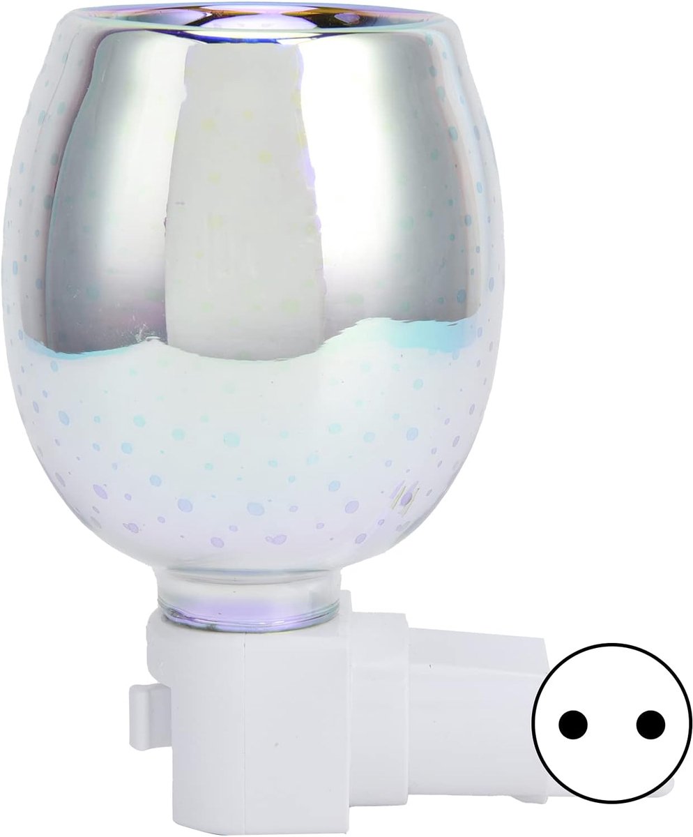 SnelShoppen - Elektrische Wax Heater 3D Geurverwarmer Rookvrij Nachtlampje voor Thuis Kantoor Hotel Decoratieve Wasblok met LED (EU Plug 220V)