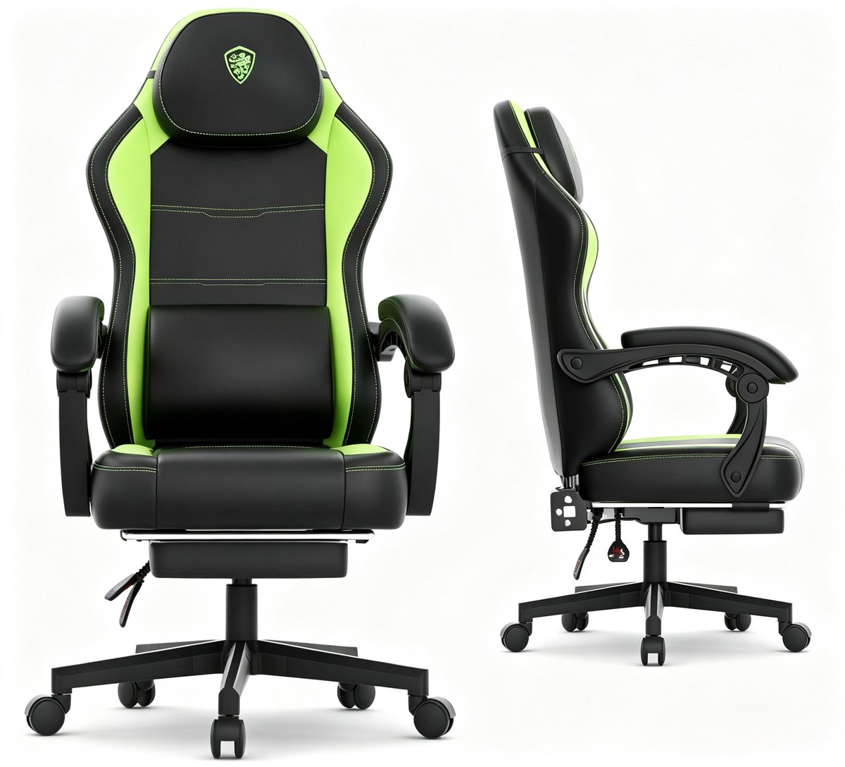 Dowinx Ergonomische Gamingstoel - ergonomische bureaustoel - Maximaal draagvermogen 150 kg - Voor kantoor en gamen