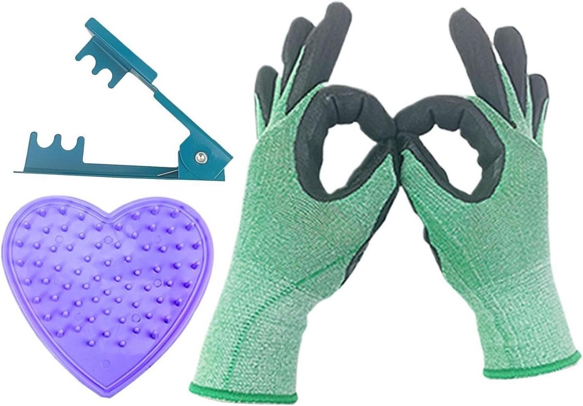 Bladverwijderaar Bloemen - Doorn stripper - Bloemen Voorbereiden - Beschermt Stengelstructuur - 12 x 12 x 2 cm - Niet gespecificeerd