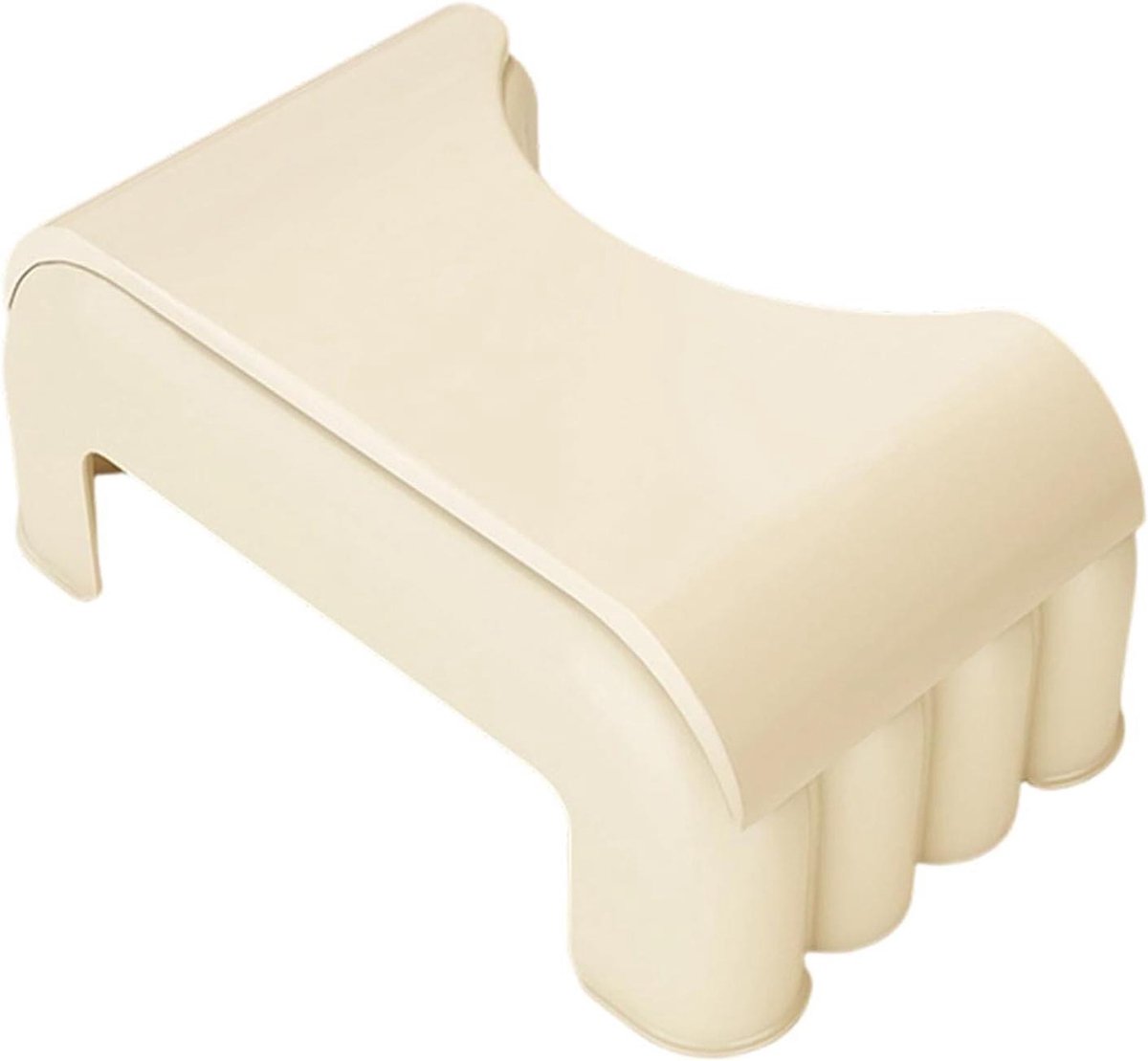 Toiletkruk - Badkruk opstap - Comfortabeler toiletbezoek - Antislip lekvrije basis - 39 x 24 x 39 cm - Wit