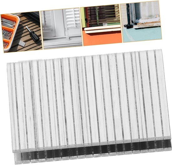 Raamluiken Reparatie Kit - Luiken Nieten - Luiken Repareren - Eenvoudige Installatie - 60 Stuks - Zilver — afbeelding 5