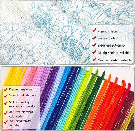 Borduurboek Patronen - Naai Handleiding - Beginners Leren - Meer Dan 90 Steken - 17.5 x 23 cm - Niet Gespecificeerd — afbeelding 5