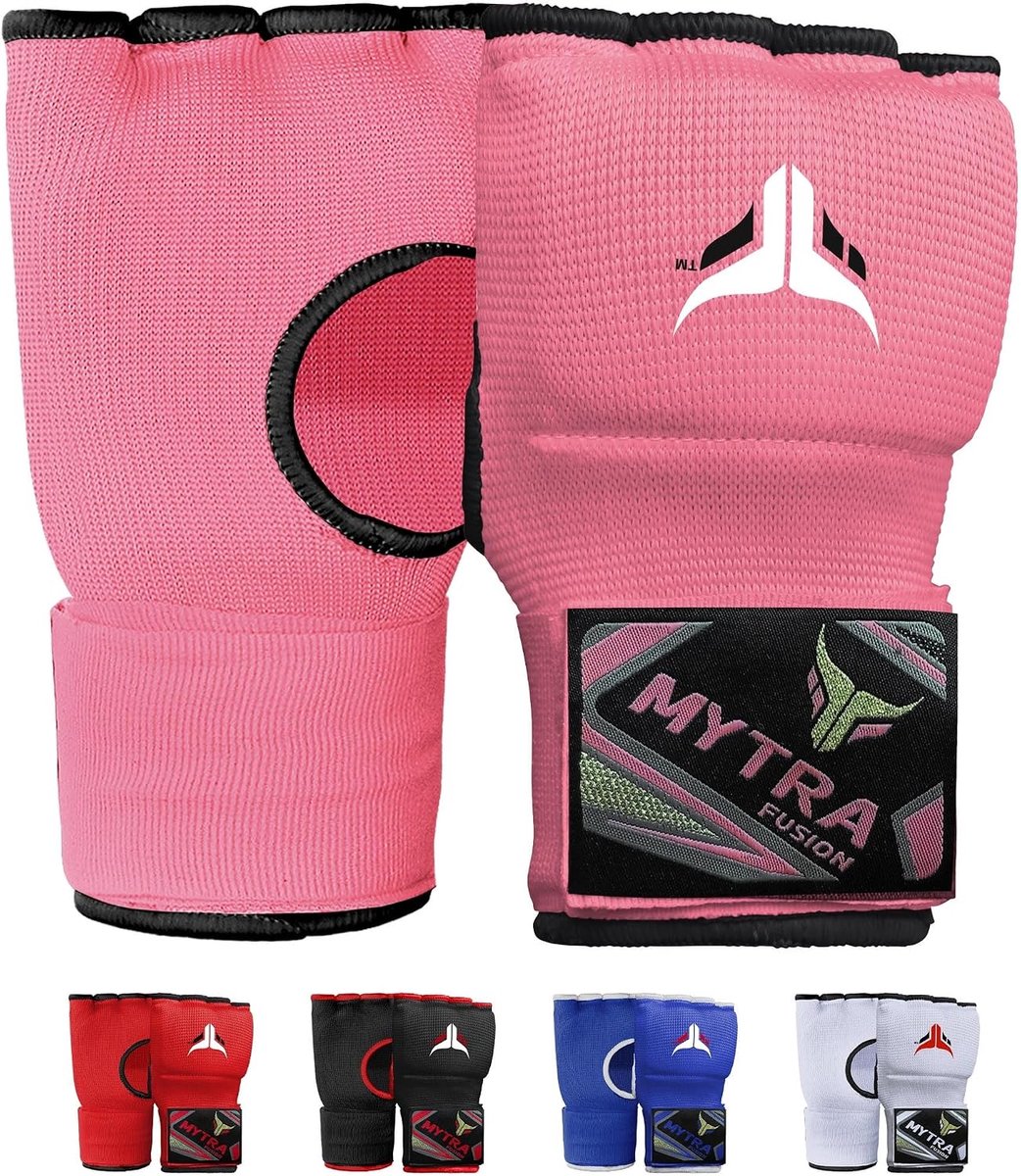 SnelShoppen - Kids Hybrid Bokshandschoenen Met Gel Vulling - Padded Handwraps Voor Jongens en Meisjes - Ideaal Voor Boksen, MMA, Muay Thai - Hoogwaard