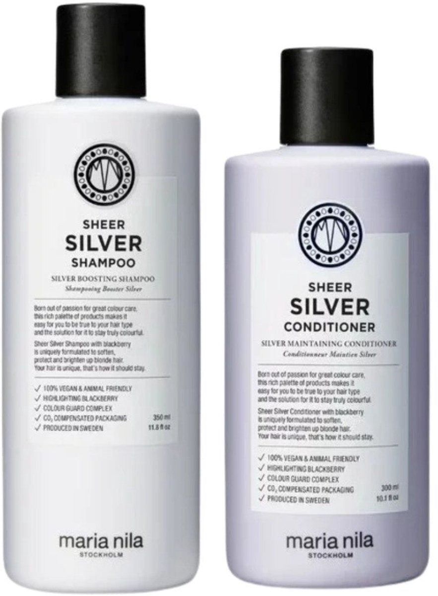 Maria Nila - Sheer Silver Luxe Care Set - 350+300ml