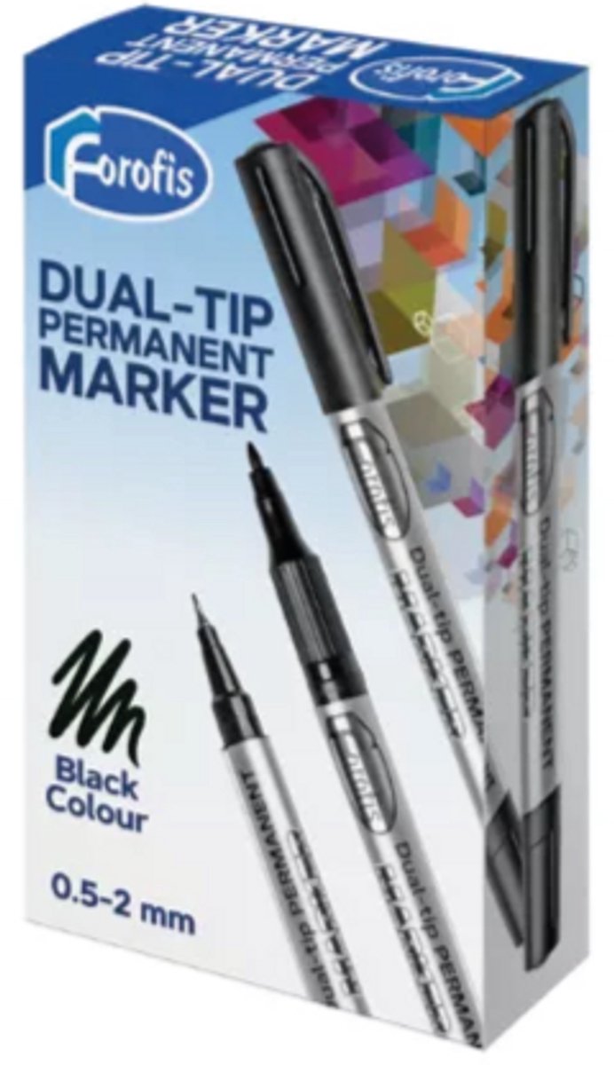 Forofis 12 permanente marker voor CD/DVD
