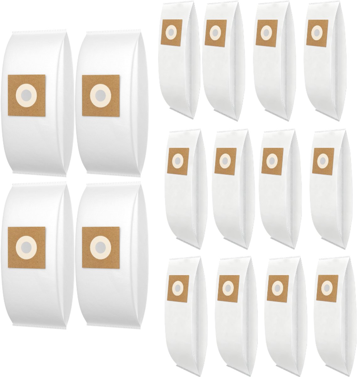 16 stuks- Y-type stofzuigerzakken voor Hoover WindTunnel staande Y, Z, YZ-stijl stofzuigers- onderdeelnummer 4010100Y- AH10040- AH10165