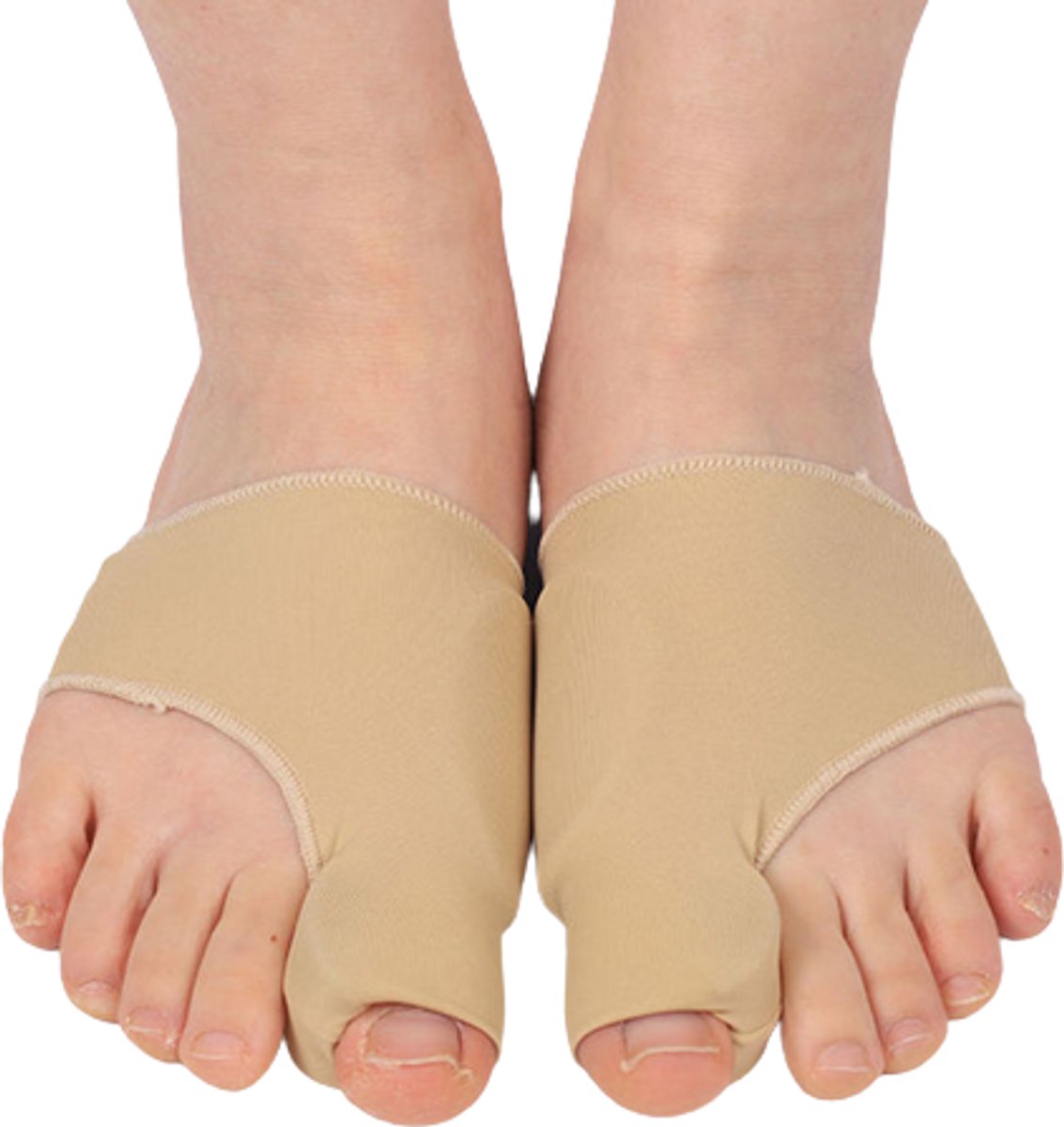 Teenafscheiding voor hallux valgus / Teenafscheidende steunsokken 1 paar