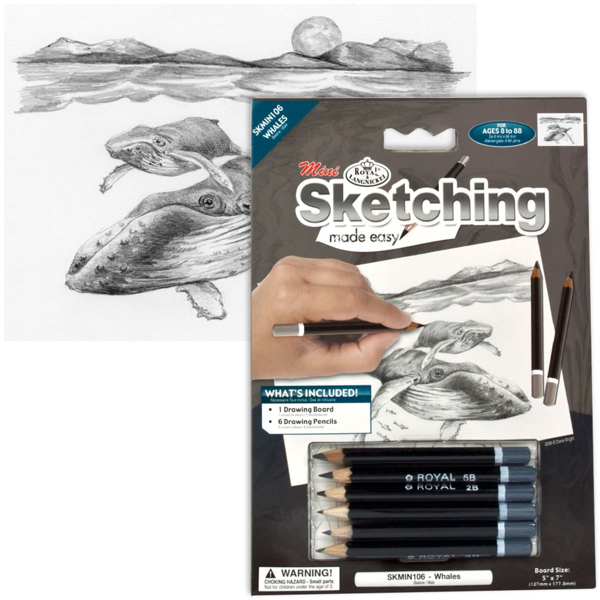 sketching tekening van zeedieren royal langnickel