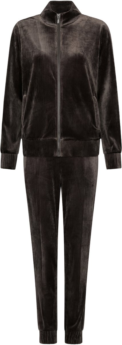 Pastunette Premium - Huispak - Midnight Haze - Velours - Grijs - Rits