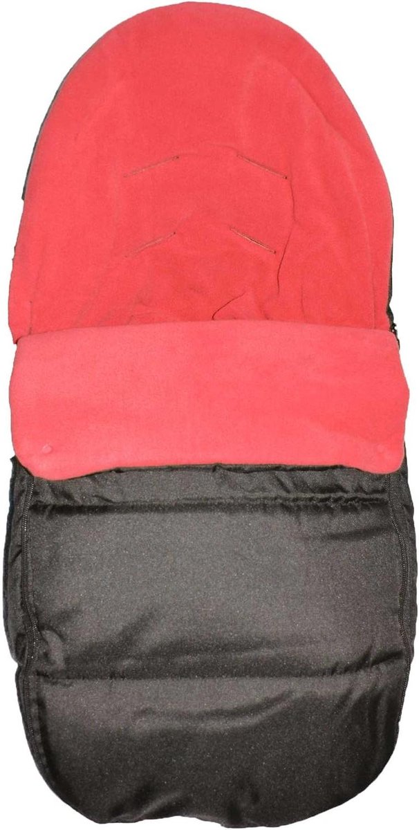 Autostoelhoes - Voetenzak Kinderwagen - Baby Comfort - Draagbaar Ontwerp - 41 x 33 x 8 cm - Vuurrood