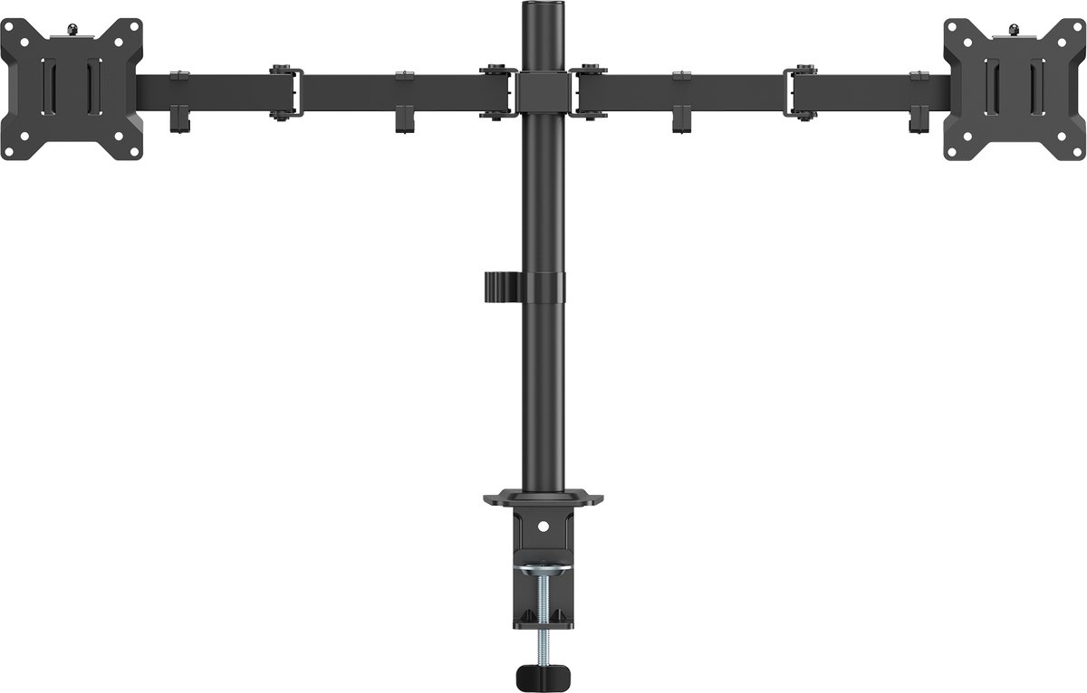 Sbox Desktop DUAL ARM 17-32Inch Vesa 2X 75x75-100x100 2X 9KG