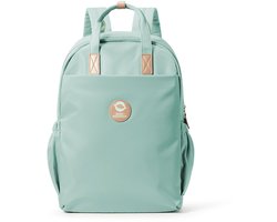 SnelShoppen - WEPLAN Rugzak School Dames - Casual Dagrugzak Meisje Tieners - Waterdichte 14 Inch Laptoprugzak Lichtgroen voor Universiteit en Werk