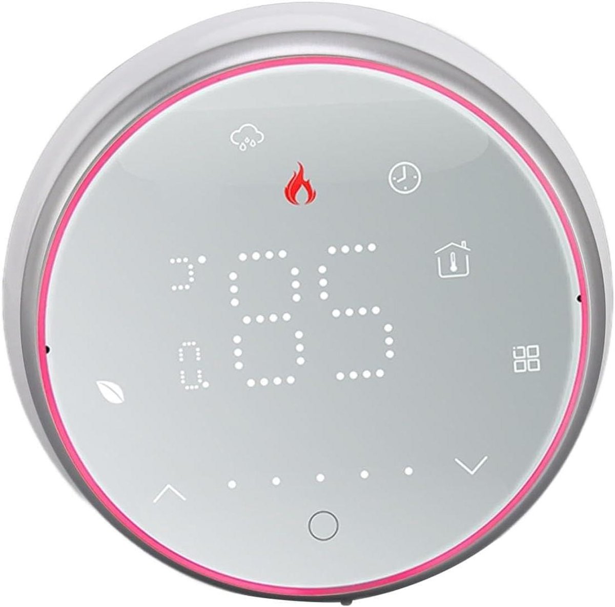 Slimme Thermostaat - Programmeerbare Thermostaat - Energie Besparen - Extreem Dun Paneel - 13 mm - Wit
