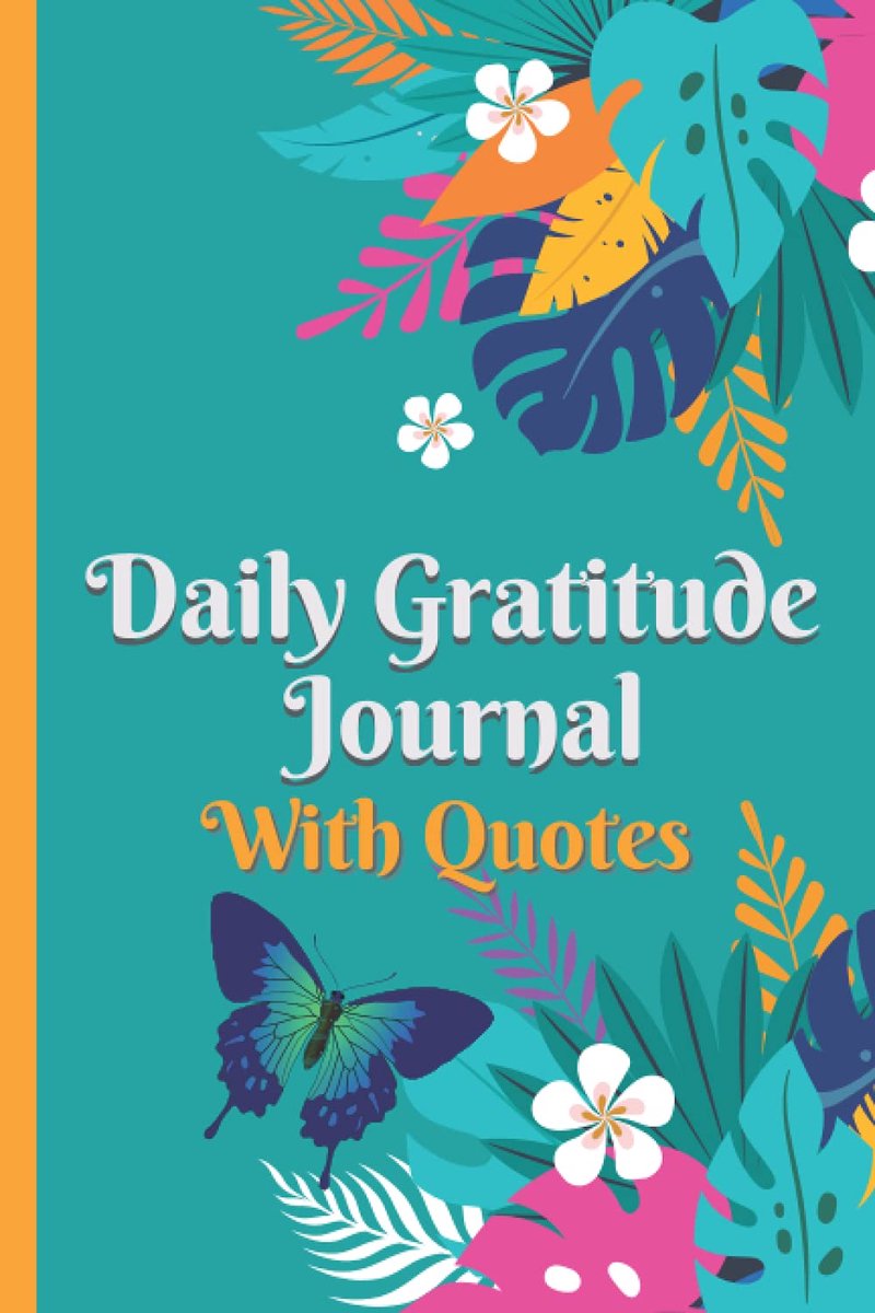 SnelShoppen - Daily Gratitude Journal: Dagelijks Dankbaarheidsdagboek met Motivatie Citaten voor Reflectie, A4 Formaat, Hardcover, Perfect voor Iedere