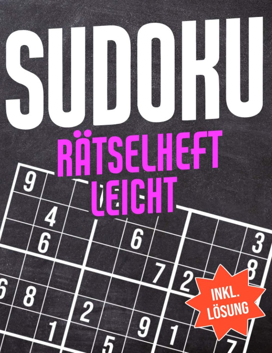 SnelShoppen - Sudoku Rätselheft Leicht: 600 Eenvoudige Sudoku Puzzels voor Kinderen en Senioren - Met Oplossingen, Tips en Tricks - Perfect Sudoku Ges