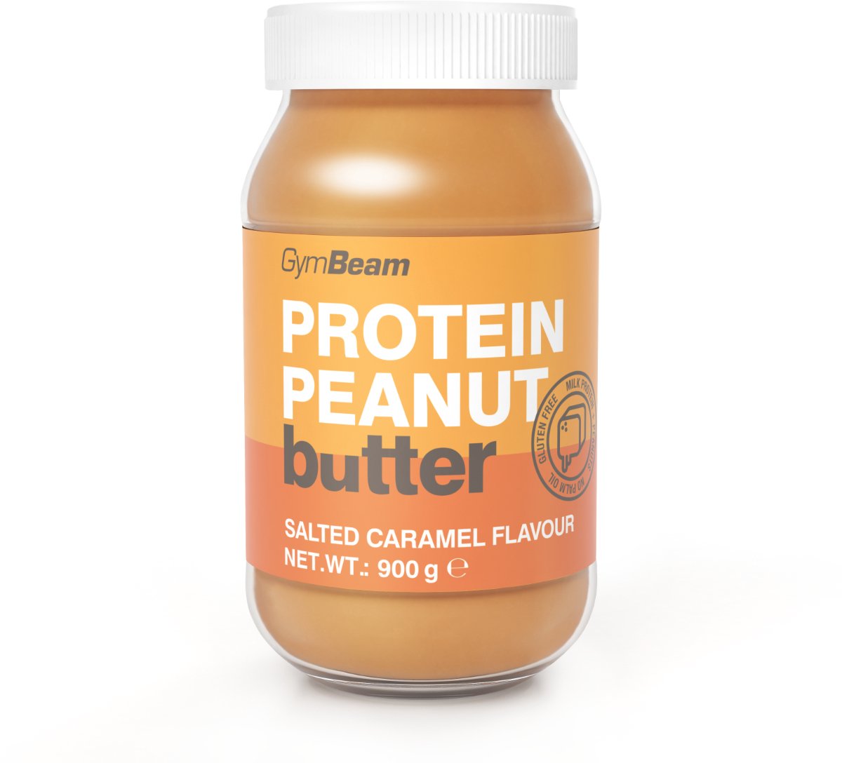 GymBeam Eiwit Pindakaas 900 g zoute karamel
