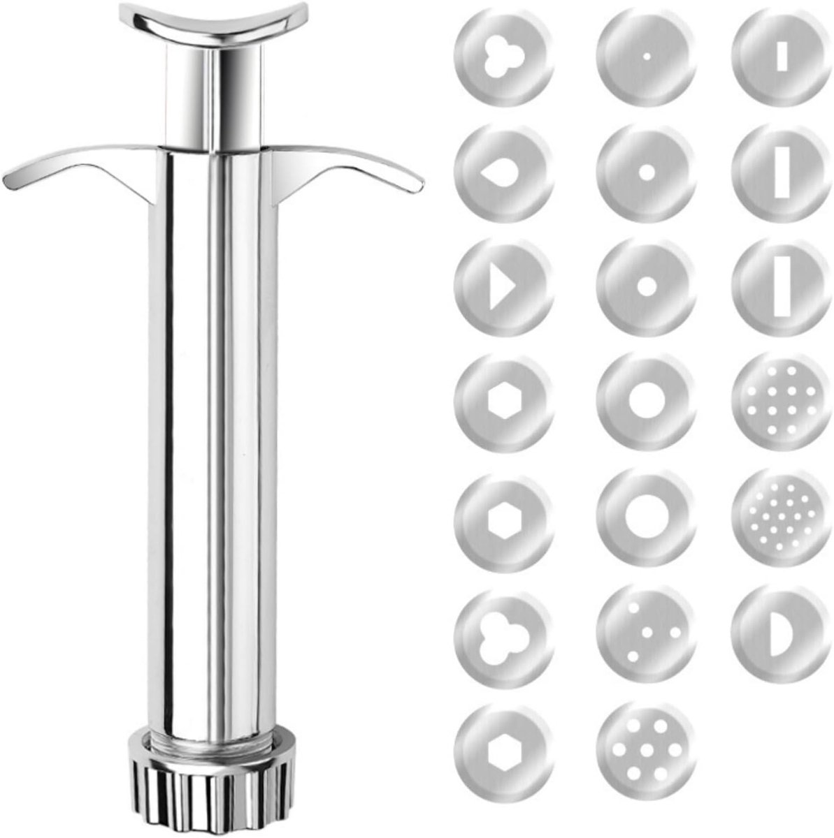 Zinklegering Suikerpasta Sugarcraft Tool Craft Sculpture Sculpting Set Gun Discs Polymer Cake Decorating Tools