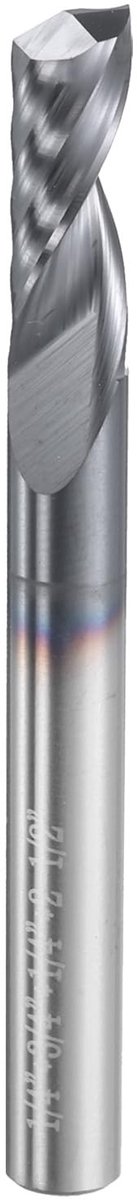 Omgoods - Hardmetalen Schachtfrees 1/4" - Snijmachine met AlTiN Coating