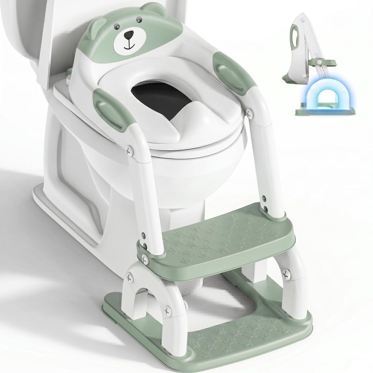 Omgoods - Kinder toiletbril met trap - 2-in-1 toilet trainer voor jongens en meisjes