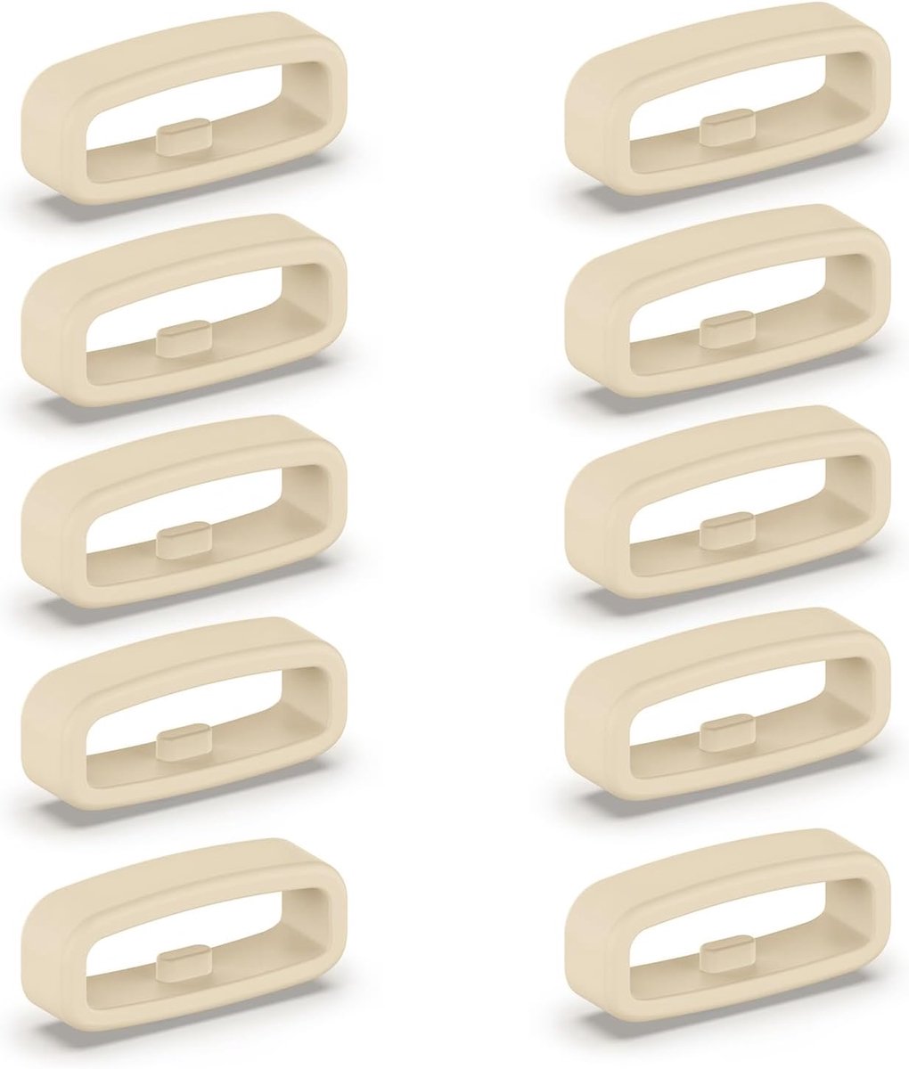 10 stks Horlogeband Retainer Horloge Band Houder Siliconen Sluiting Keeper Vervanging 18mm/20mm/22mm Riemlus