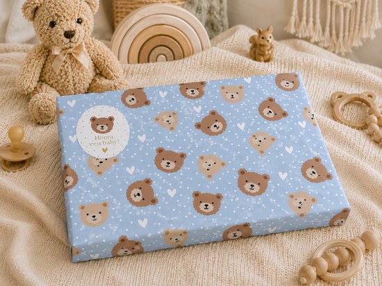 Blijeitje Prinsje - Kraamcadeau & Babyshower Cadeau - Baby Cadeauset met Knuffel - 100% Katoen - 0-3 Maanden — afbeelding 4