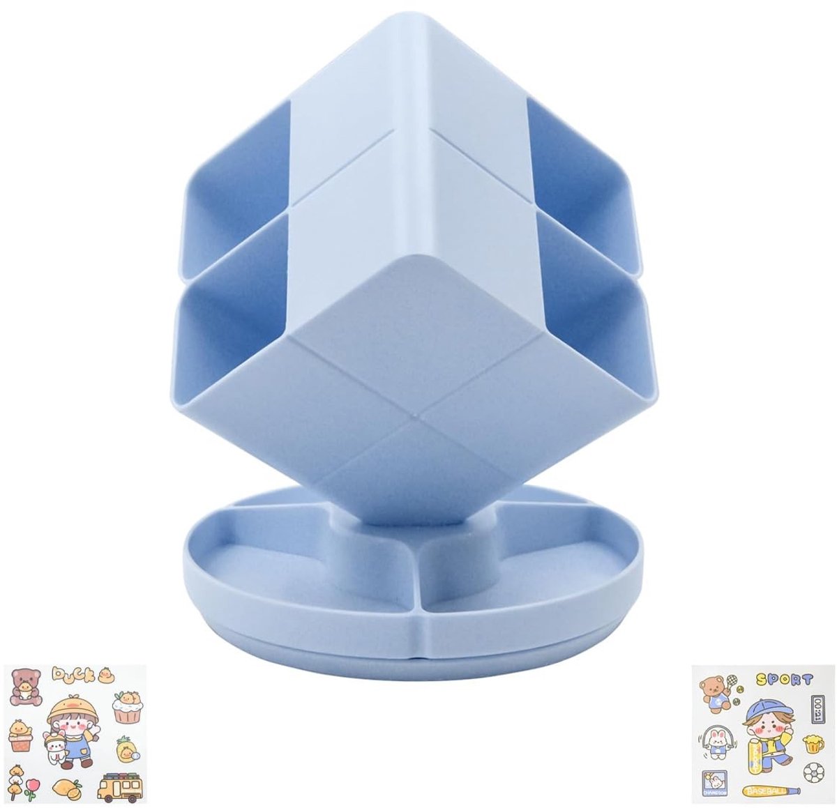 Omgoods - 180° Draaibare Pennenhouder - Creatieve Organizer voor Kantoorbenodigdheden
