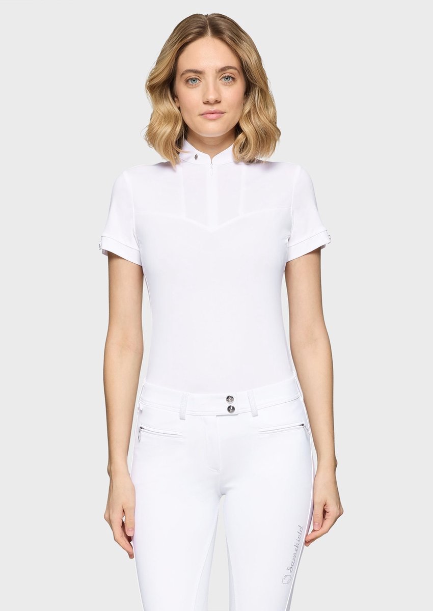 Samshield Anne-Gaelle Wedstrijdshirt Dames XS Wit