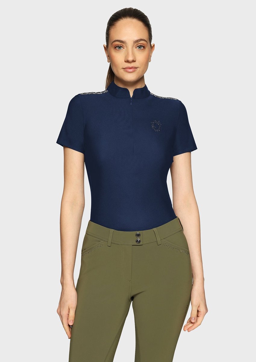 Samshield Bruna Premium Trainingshirt Dames XS Sapphire