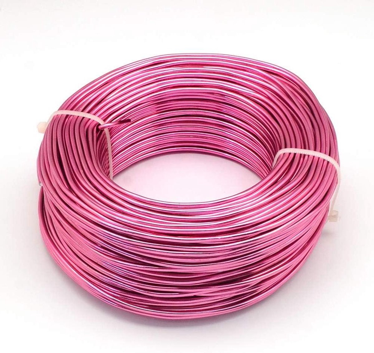 Aluminium Ambachtsdraad - Metaaldraad Buigzaam - Sieraden Maken - Aanlopvrij Materiaal - 1.5mm 100m - Camellia