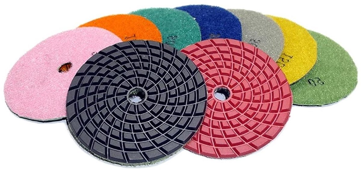 Diamant Polijstpads - Schuurschijven Nat - Vloeren Polijsten - Hoge Sterkte - 4 Inch 100mm - Niet gespecificeerd