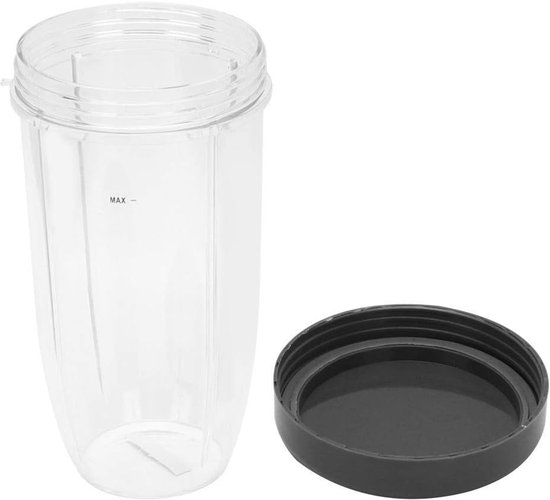 SnelShoppen - Reserveonderdelen Set voor Nutri 900W Mixer - 18oz 24oz 32oz Bekers met Deksel - Herbruikbare Verpakking - Ideaal voor Keuken, Smoothies — afbeelding 4