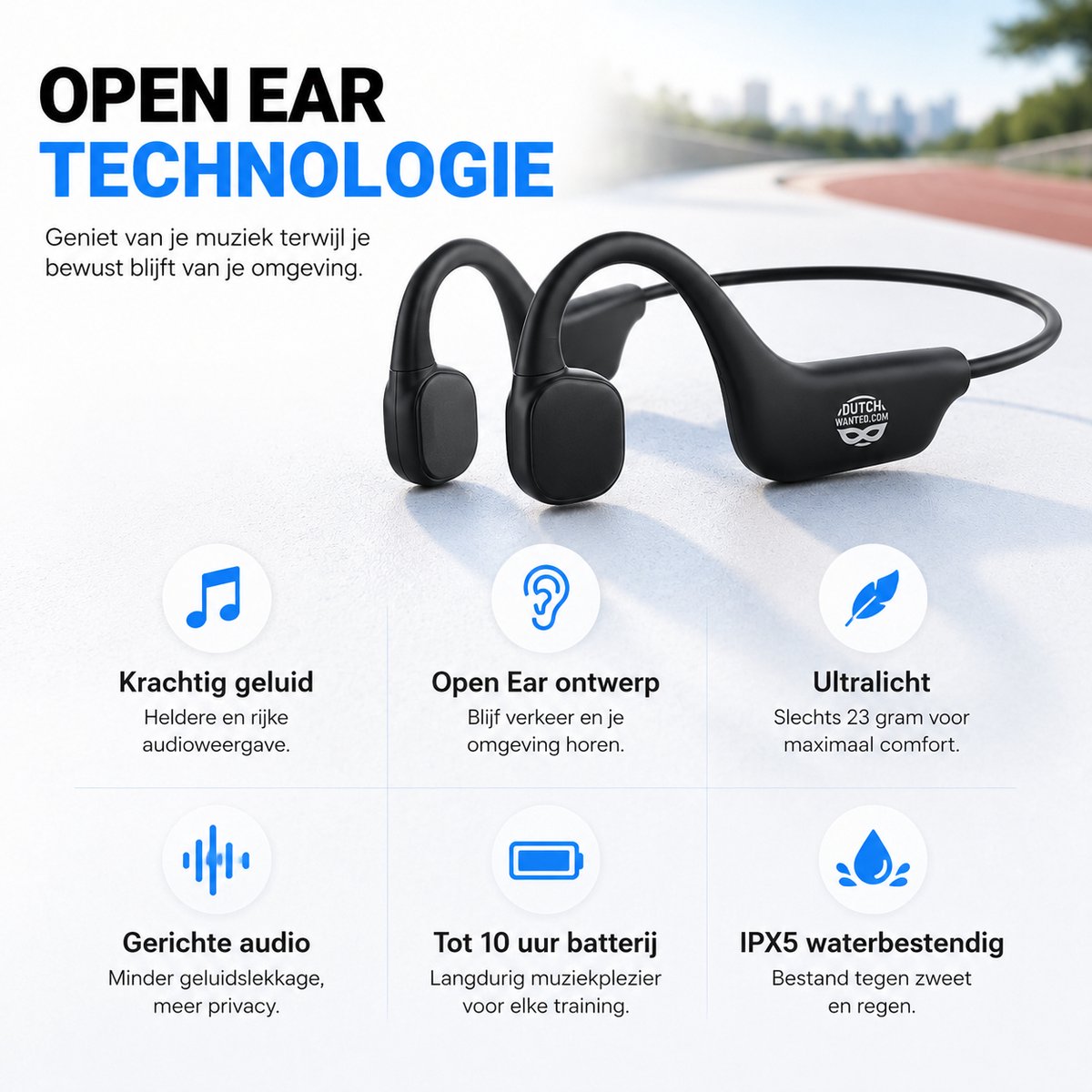 Dutch RunS22 Draadloze Oordopjes met Noise Cancelling - afbeelding 2