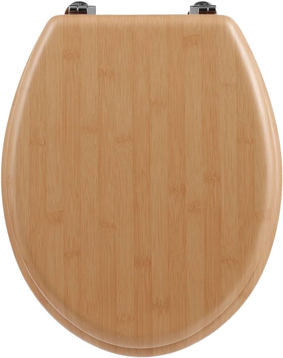 wc-bril bamboe-effect - modern design - comfortabele zit - duurzaam gebruik - ShopVlot
