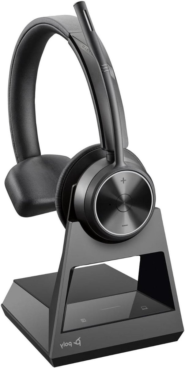 DECT Headset - Draadloze Headset - Kantoor Communicatie - Monauraal - 731 g - Zwart