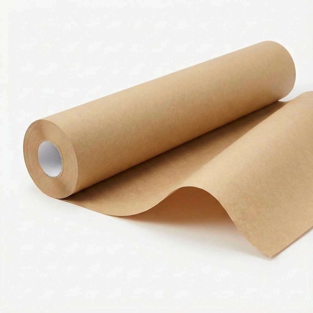 Kraftpapierrol 17" x 100 voet - 100% gerecycled papier - ideaal voor inpakken - veelzijdig gebruik - ShopVlot