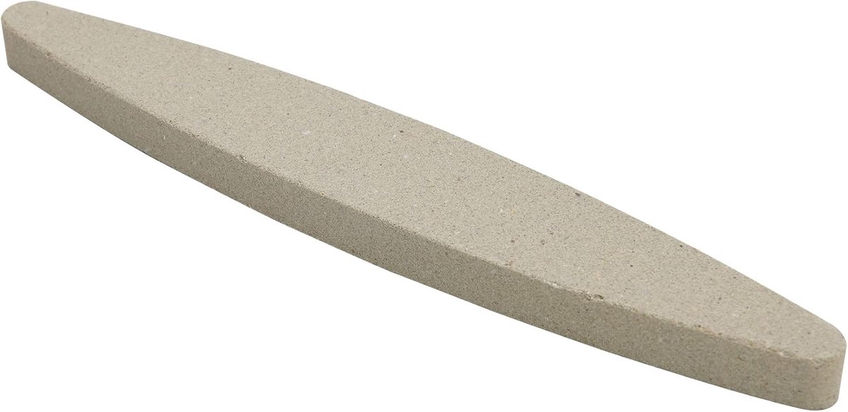 SnelShoppen - Grinding Stone 230mm (9'') 180 Grit Ovale Slijpsteen voor het Slijpen van Messen, Keukenmessen, Tuin Gereedschap, Beitels en Bijlen - Be