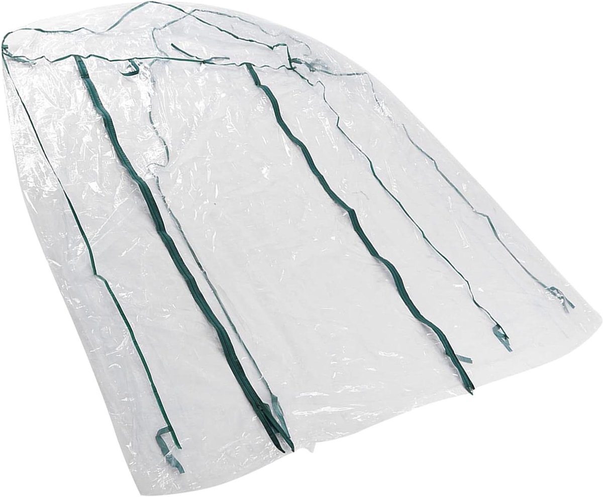 Draagbare Tuinkas - Plantkas Afdekking - Planten Beschermen - Transparante PVC Hoes - 143 x 73 x 195 cm - Transparant