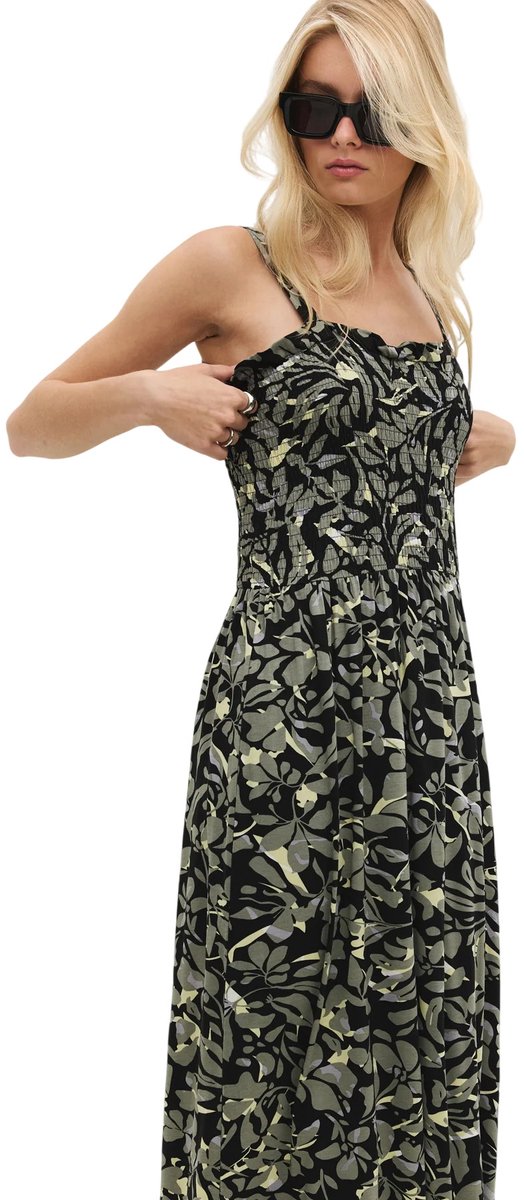 robe longue à bretelles