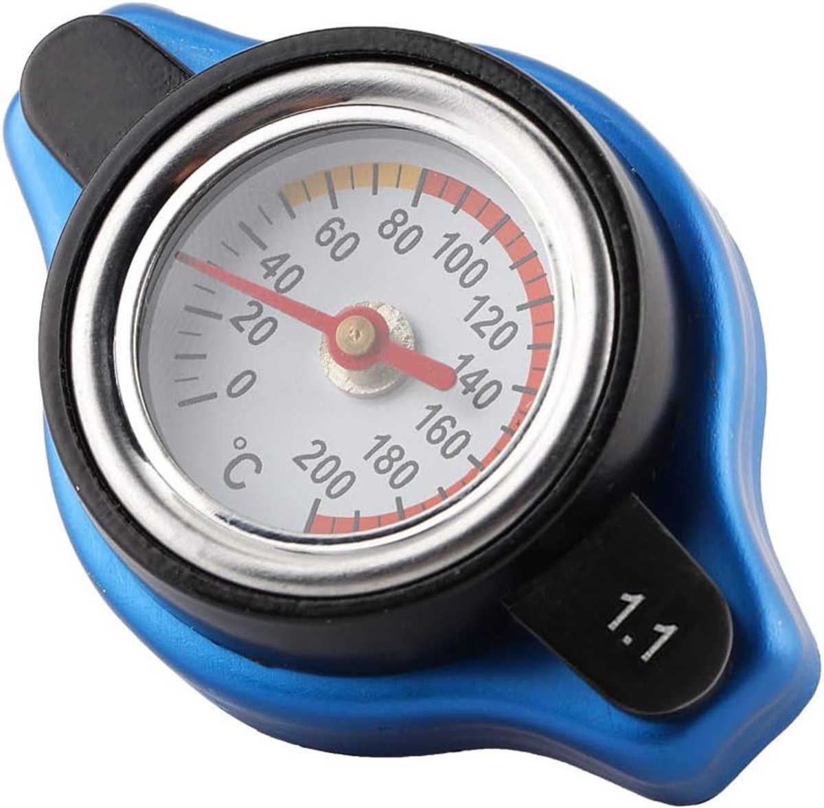 Radiator Cap Thermostatische Deksel - Aluminium Legering - Met Watertemperatuurmeter - Nauwkeurige Temperatuurmeting - ShopVlot