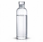 Glazen Drinkfles Met Glazen Dop 500 ML - Waterfles Glas - Duurzaam - Lekvrij - Transparant