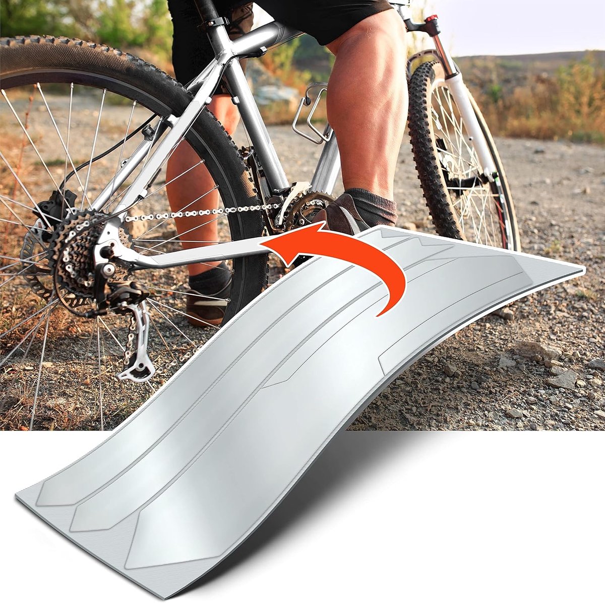 Lakbeschermingsfolie voor fiets achtervork