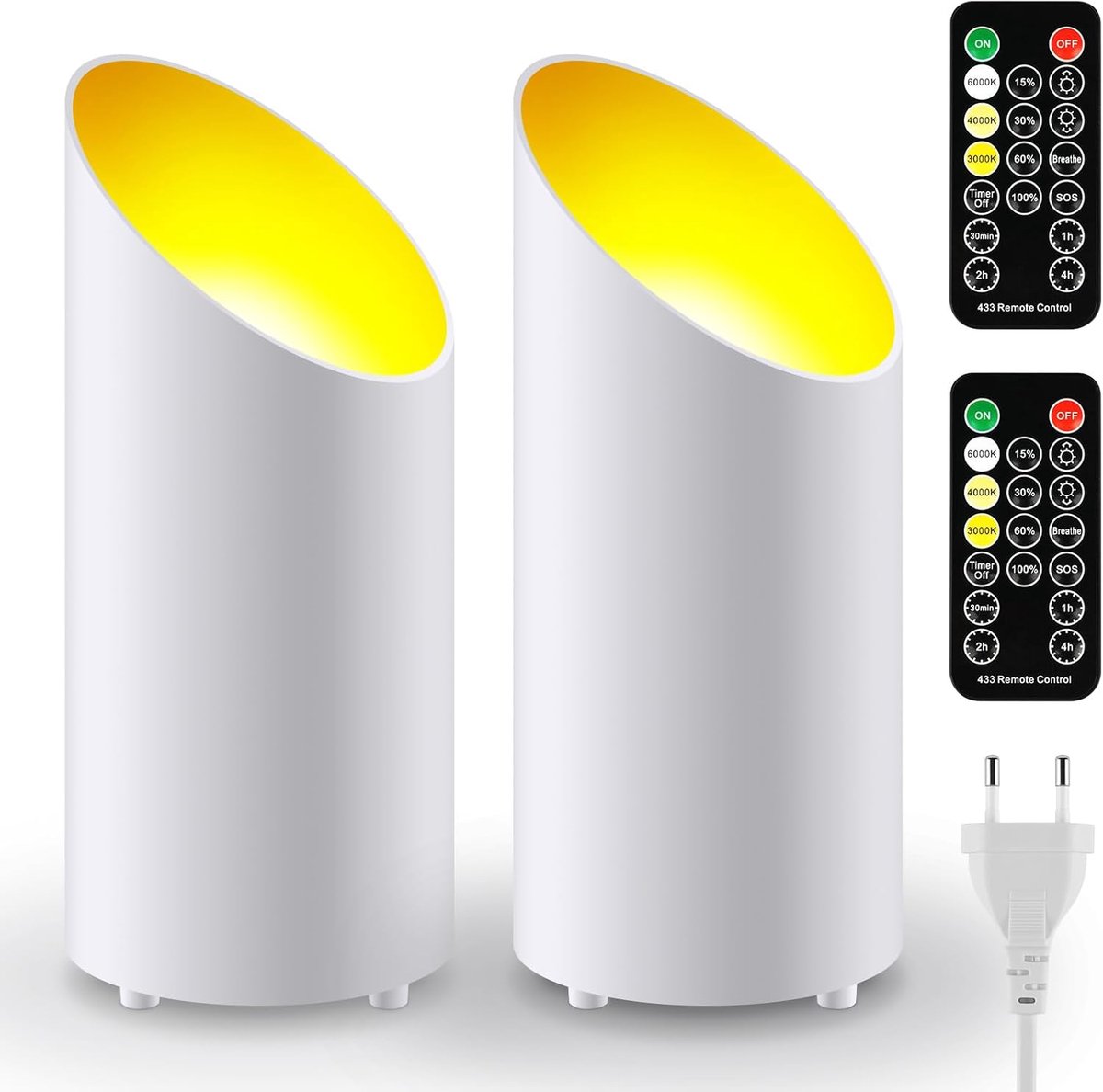 spot, vloerspot, 2 stuks led-vloerverlichting voor sfeervolle accentverlichting, wandverlichting, plafondstraler, vloerlamp, dimbaar, warm geel, natuurlijk koel wit licht