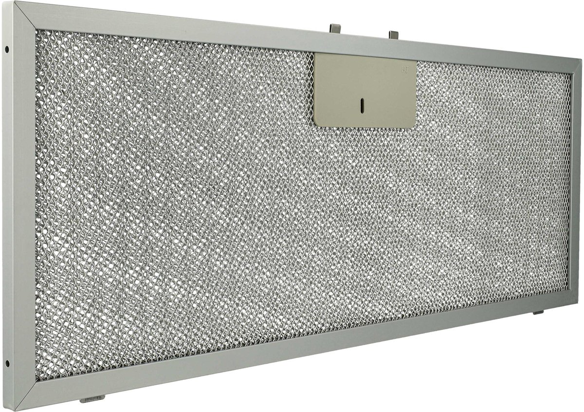 vhbw 2x metalen vetfilter, compatibel met Bauknecht DLHI 5360 857453401052, 5360 857453401053 afzuigkap – 45,9 x 17,7 x 0,85 cm, metaal