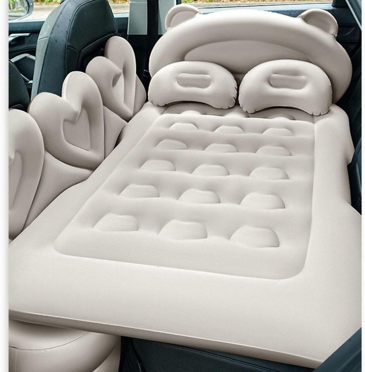 Automatras - Luchtbed Auto - Kamperen en Reizen - Specifiek voor BMW i4 - Normaal - Beige