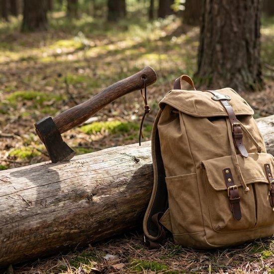 Vervangende bijlsteel van hout reparatie campingbijl hickory steel voor bijl splijtbijl kleine bijlsteel als vervanging vervanging bijlsteel rustieke houten scheit tuinas — afbeelding 2