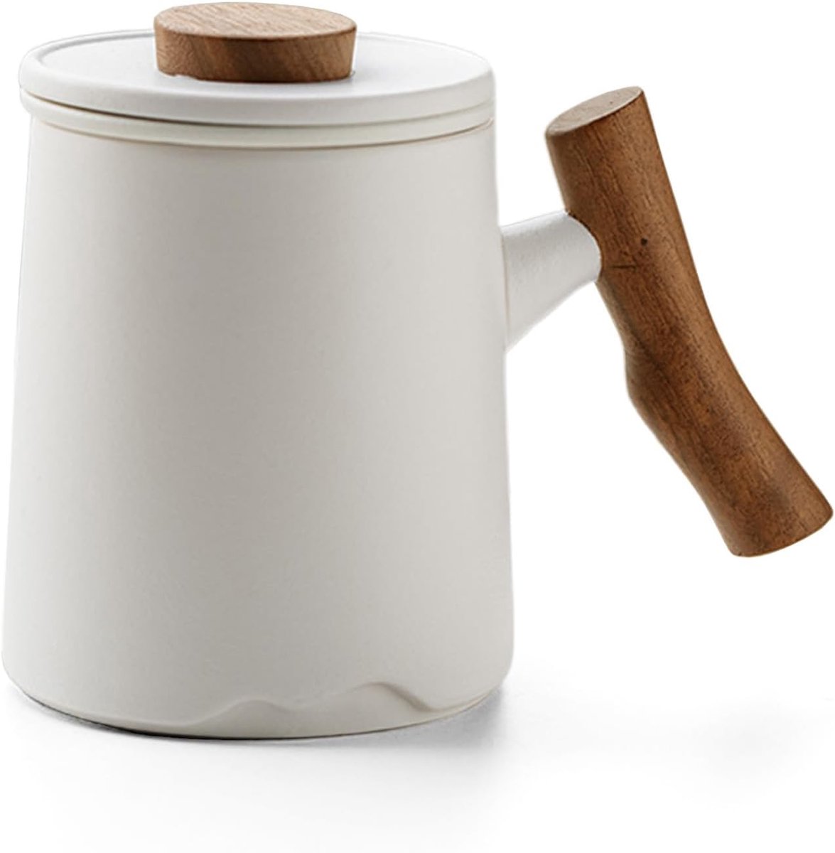 Theemok met deksel en zeef 360 ml (wit)