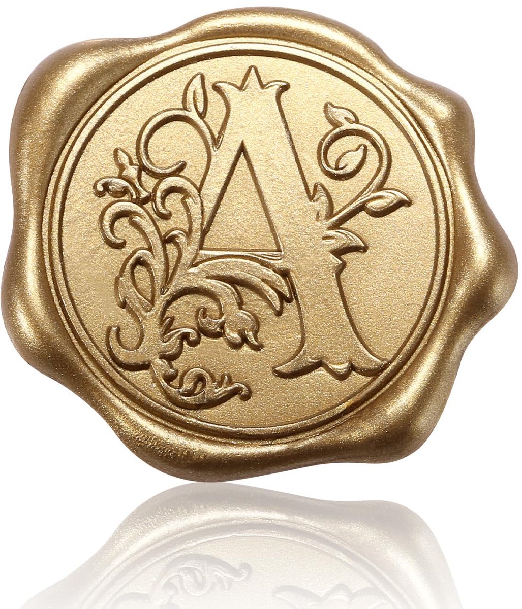 Zegelstickers, Zelfklevende Wasstickers Gouden Alfabet Wasstickers